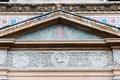 Part of facade of the church Santa Pudenziana, Rome, Italy Royalty Free Stock Photo